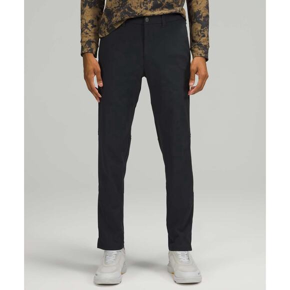 Lululemon Men's 34x32 Commission Slim-Fit Pant Warpstreme Gray Obsidian Golf - Picture 2 of 9